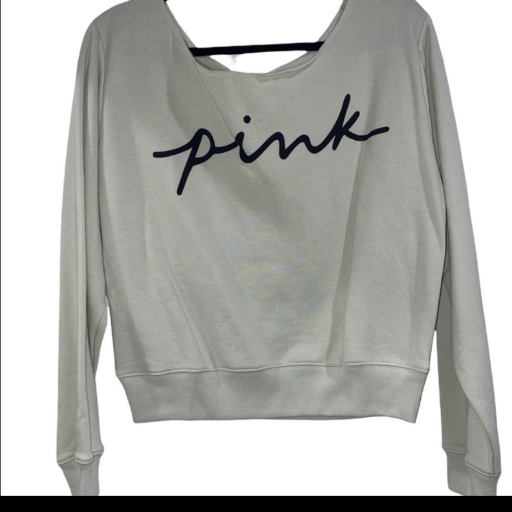 Victoria's Secret pink of the shoulder sweater